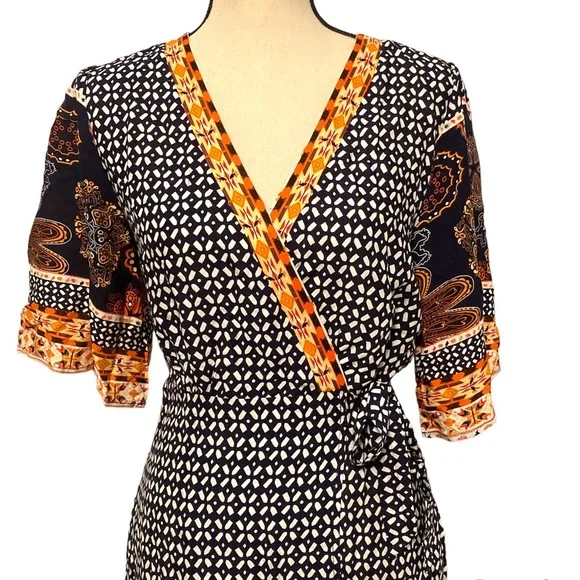 Suzanne Betro Hi-Low wrap dress - Picture 5 of 16